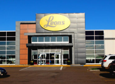 Finished Construction of Leons Furniture in Charlottetown PEI